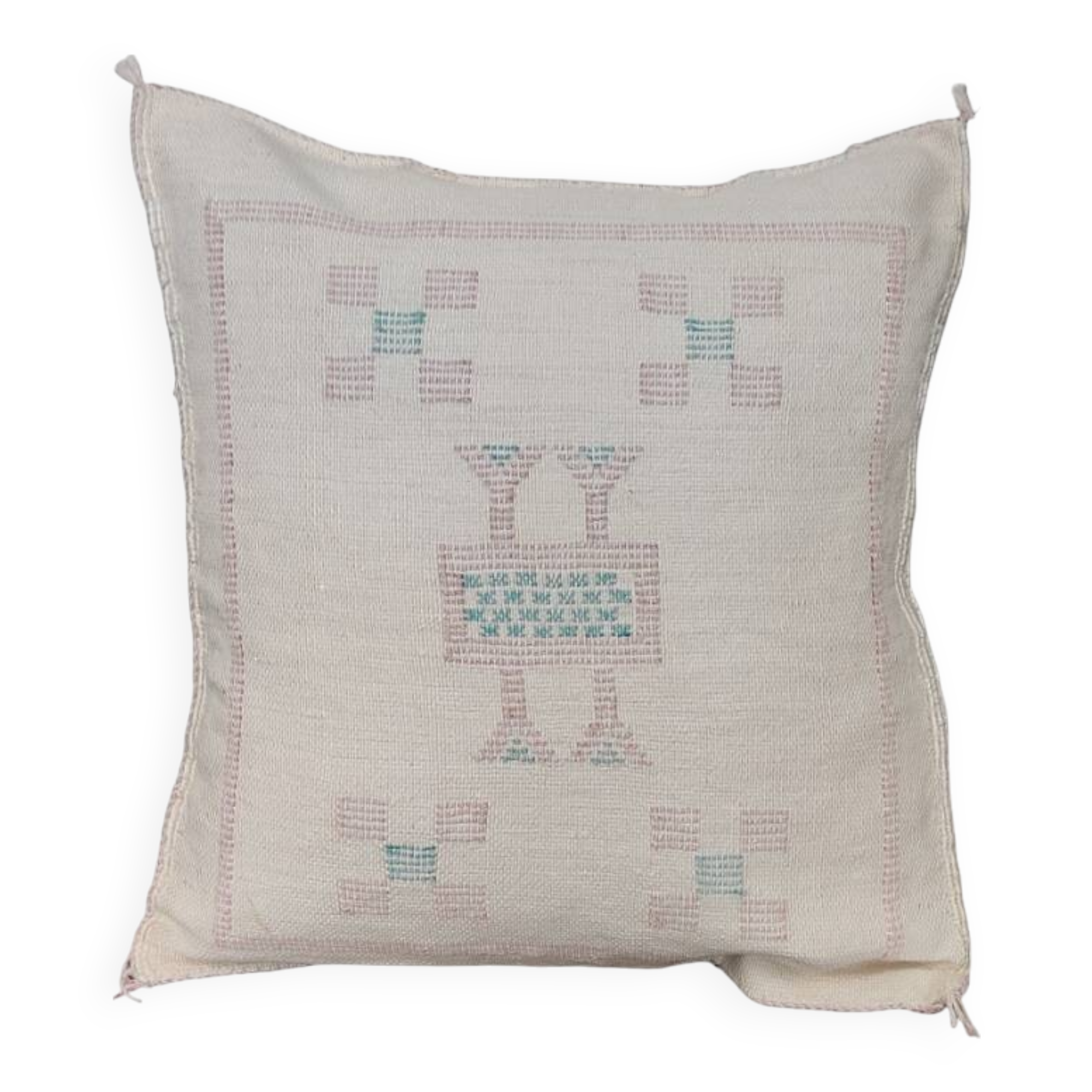Berber cactus silk bench cushion