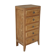 Raw wood chest of drawers
