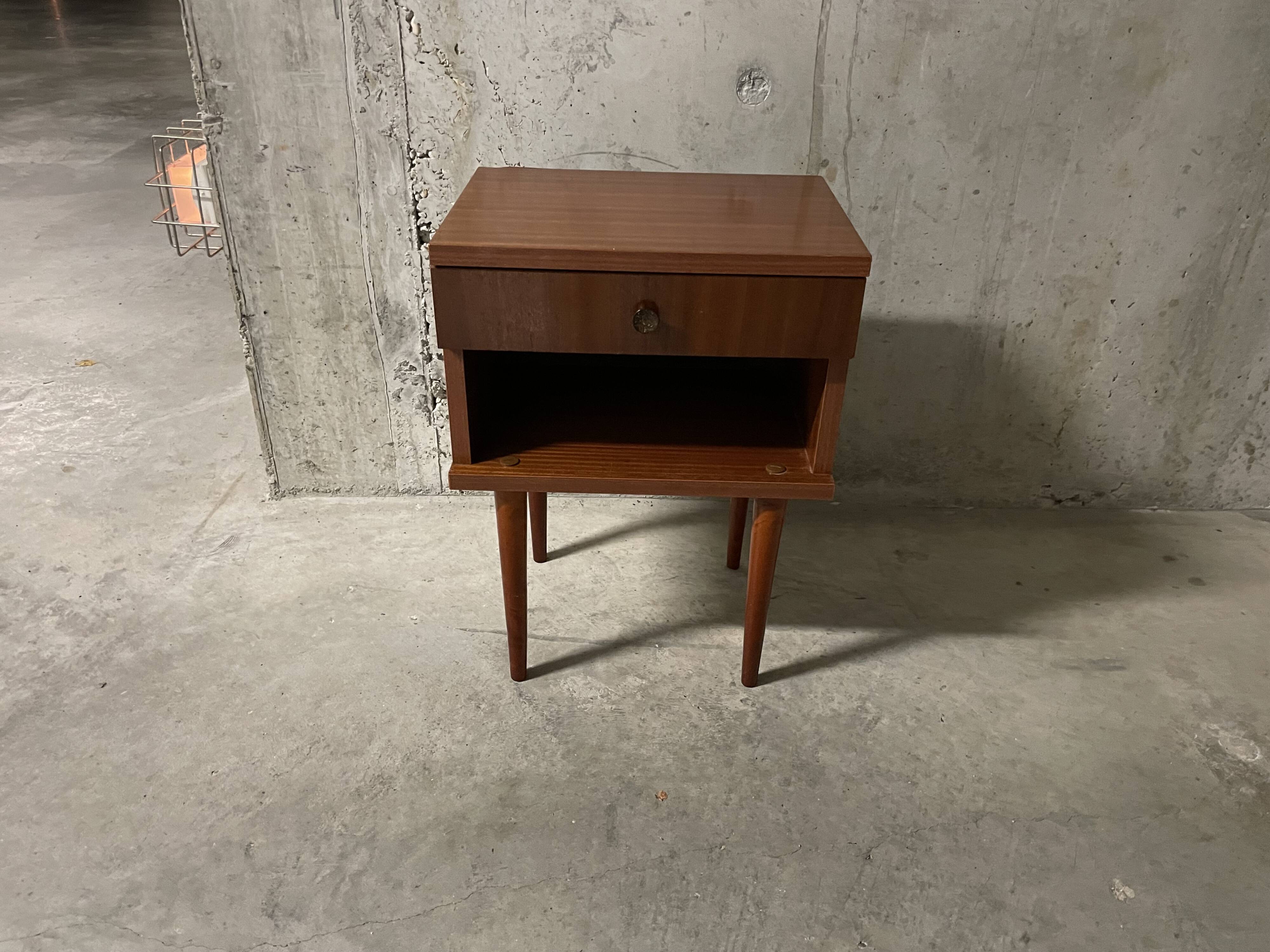60s bedside table