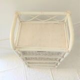 white rattan furniture