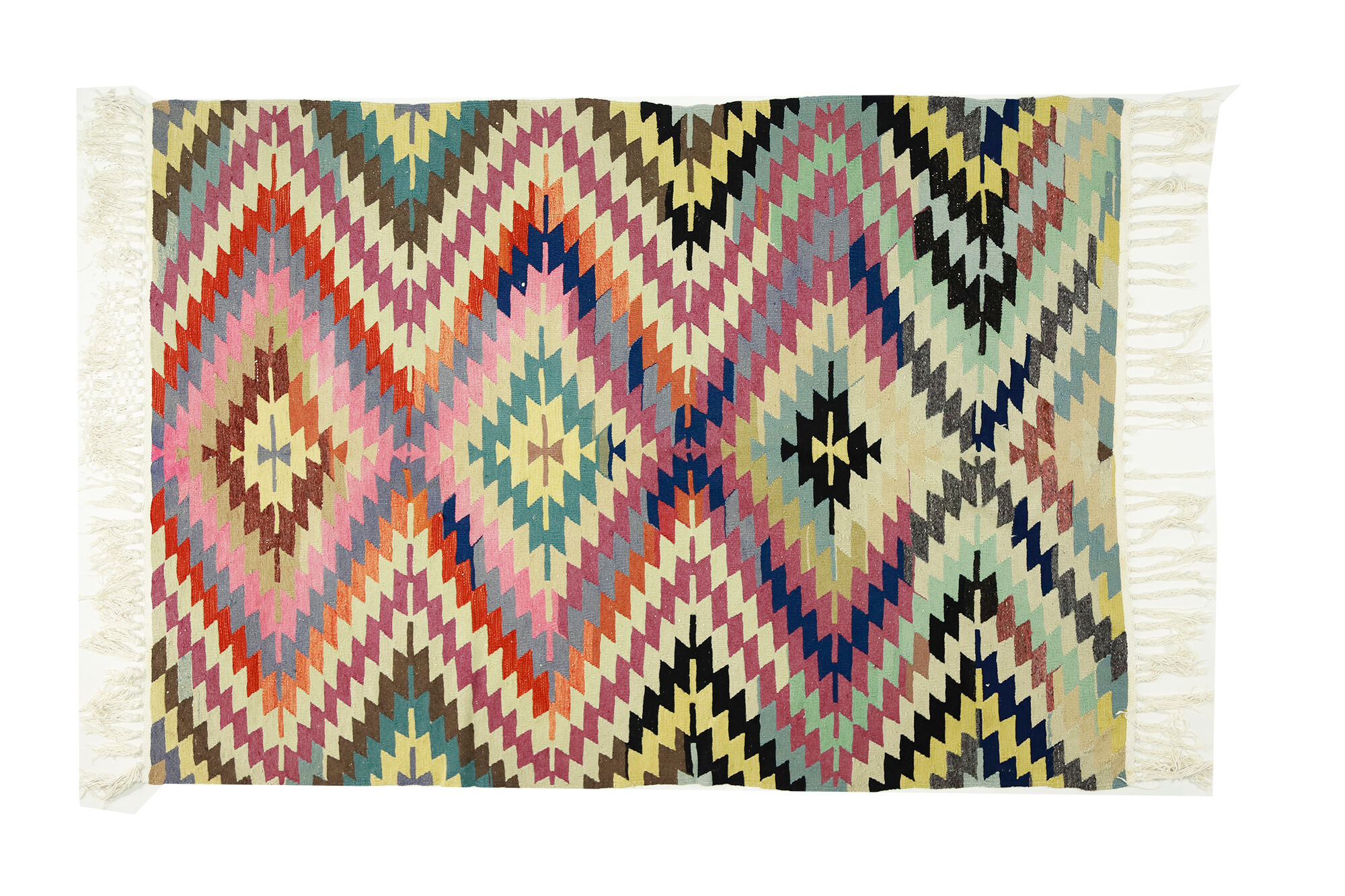 Anatolian handmade kilim rug 240 cm x 169 cm