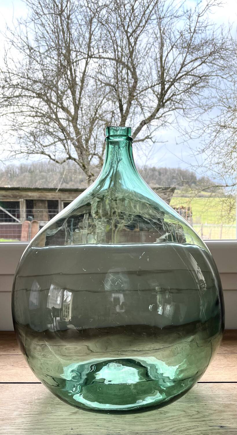 30L turquoise green demijohn