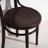 Antique bentwood dining chairs (circa 1920). Set of 4