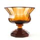 Goblet, Art Deco, crystal, Moser, Czechoslovakia, 1930s