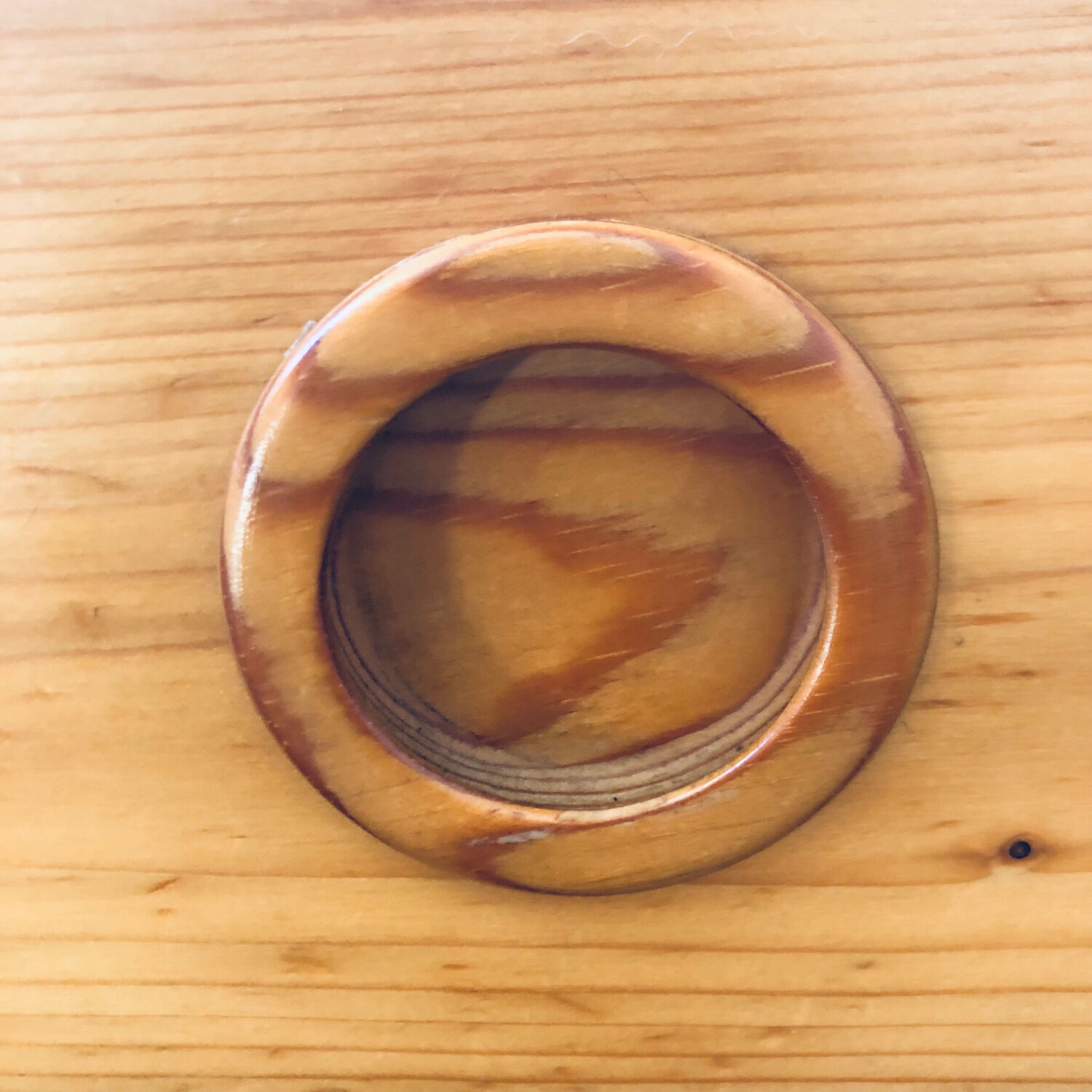 Bedside table assigned to Charlotte Perriand for Les Arcs, in pine, circa 1960.