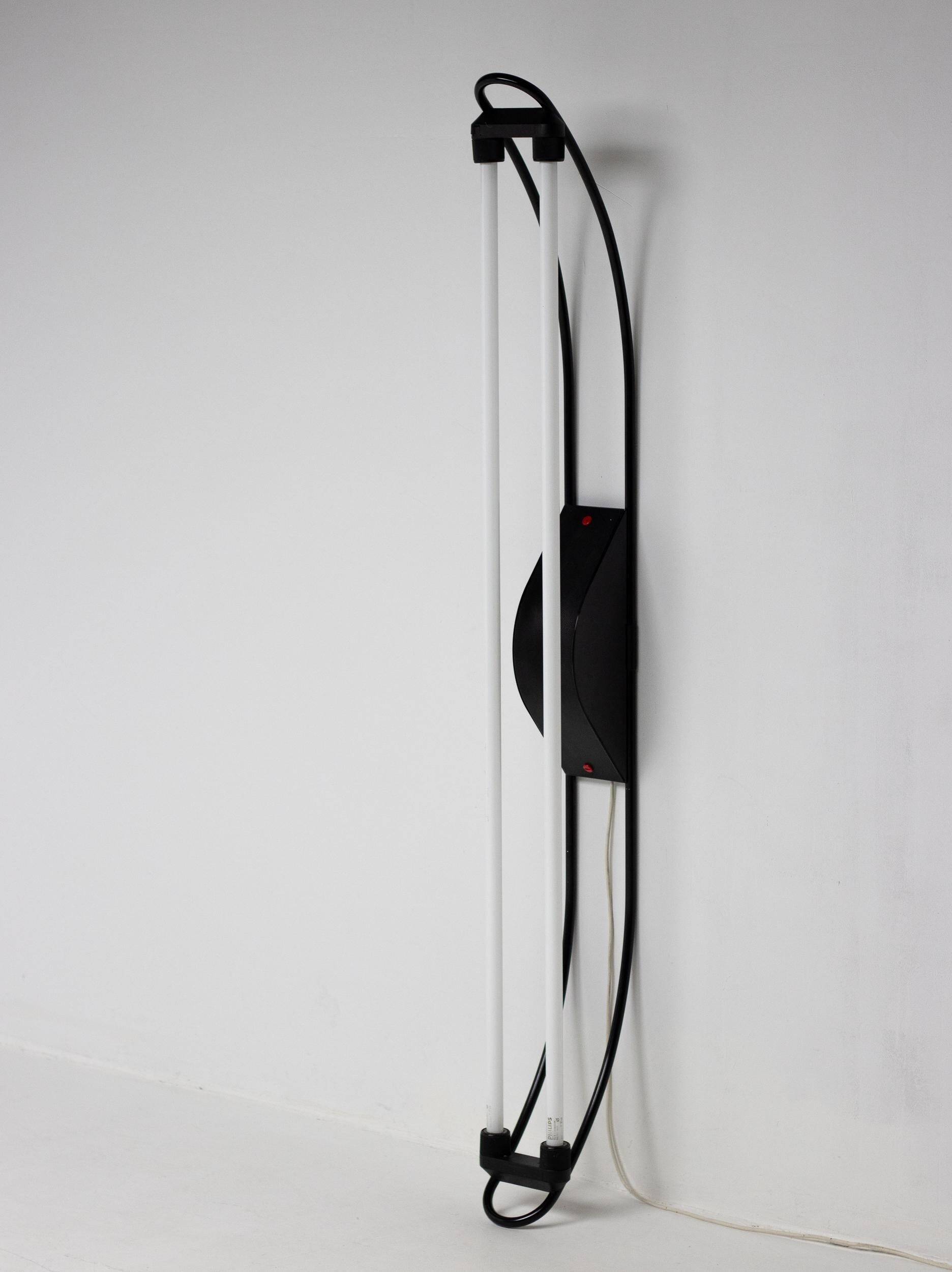 Floor lamp or fluorescent wall light from the 1980s by Gian Nicola Gigante for Zerbetto.