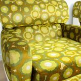 A pair of vintage mid-century modern arm chairs - Italy 1970s