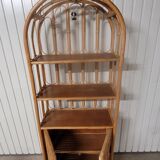 Rattan shelf