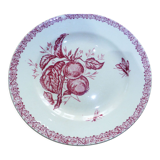 1 plate dessert in terre de fer from choisy le roi