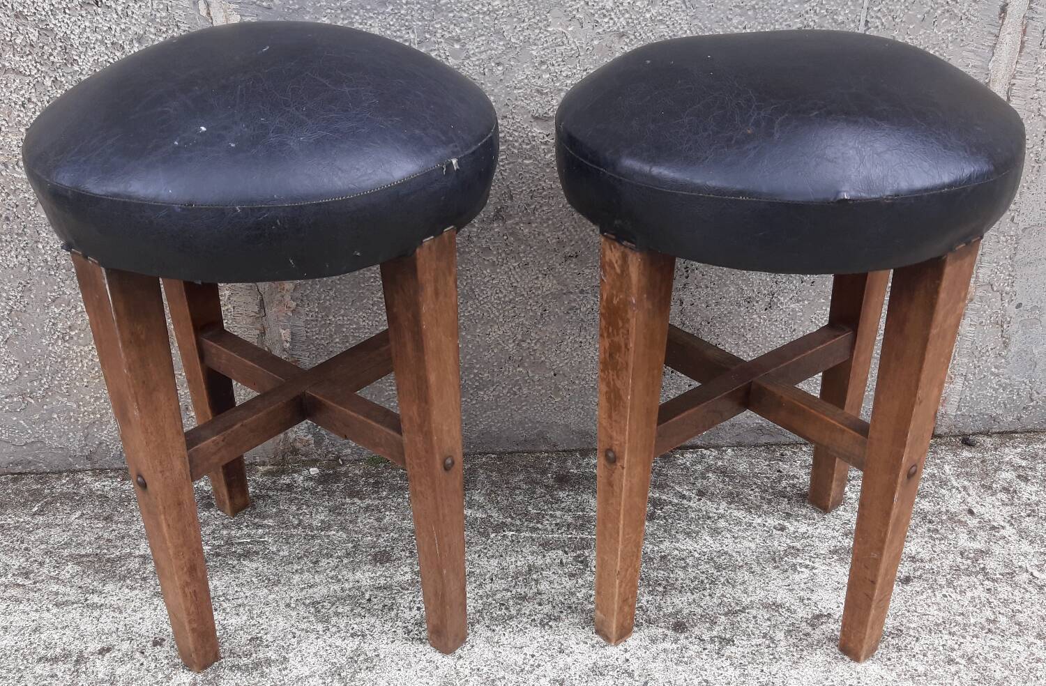1940s bistro stool (set of 2)