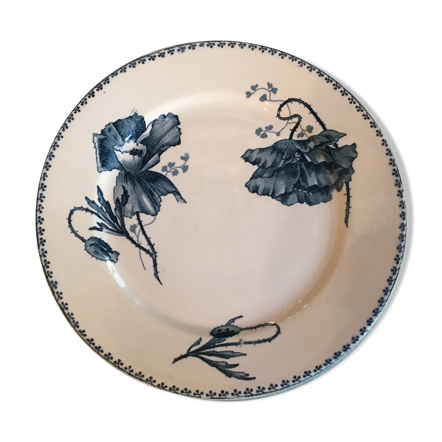 Assiette « Coquelicot » Sarreguemines
