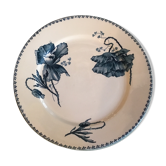 Assiette « Coquelicot » Sarreguemines
