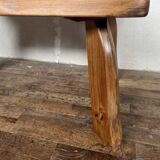 Table basse en orme vintage moderniste