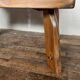 Vintage modernist elm coffee table