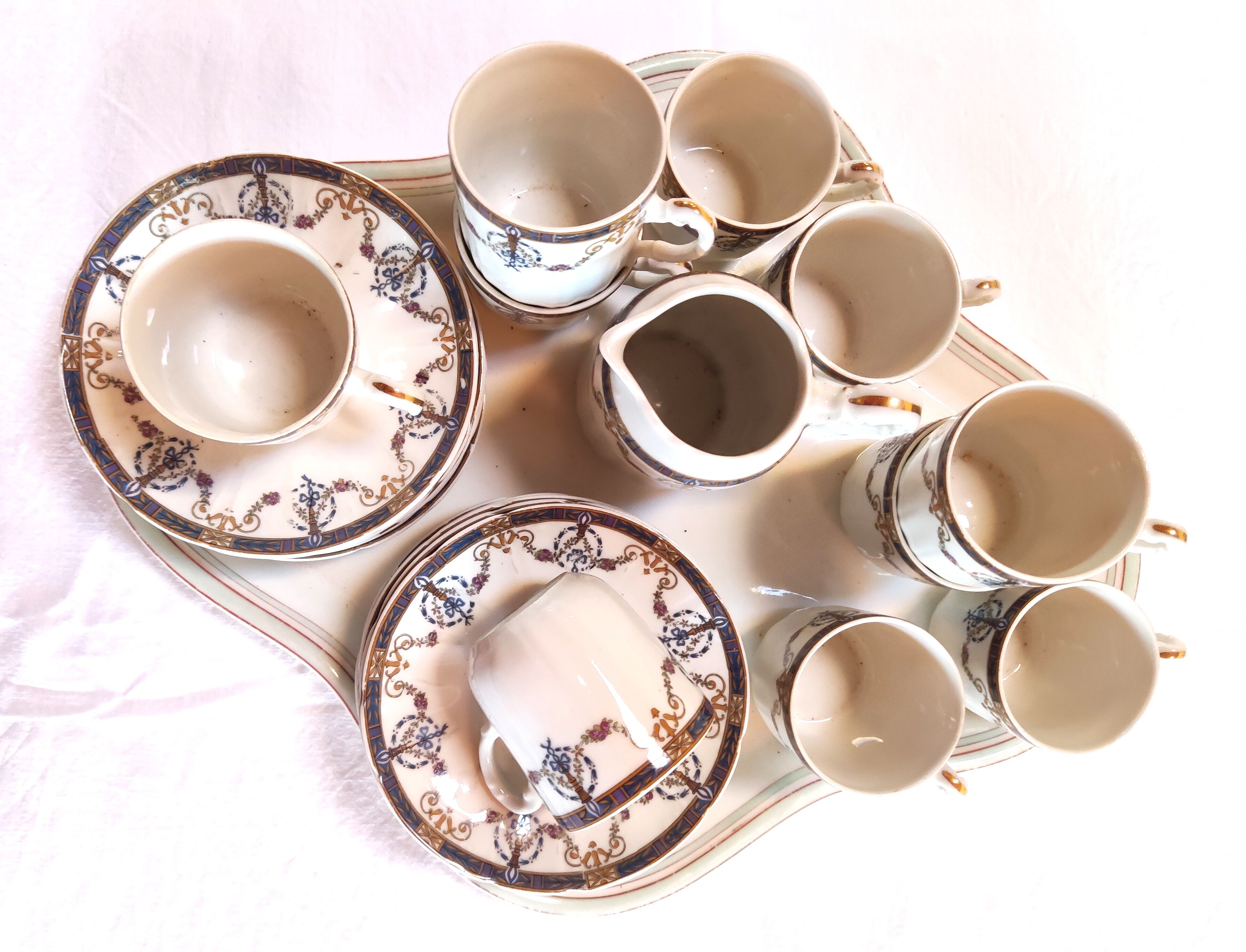 Art Deco porcelain coffee service