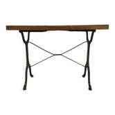 Wrought iron bistro table