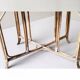Natural rattan table, circa 1960-1970