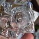 Bougeoir en verre vintage