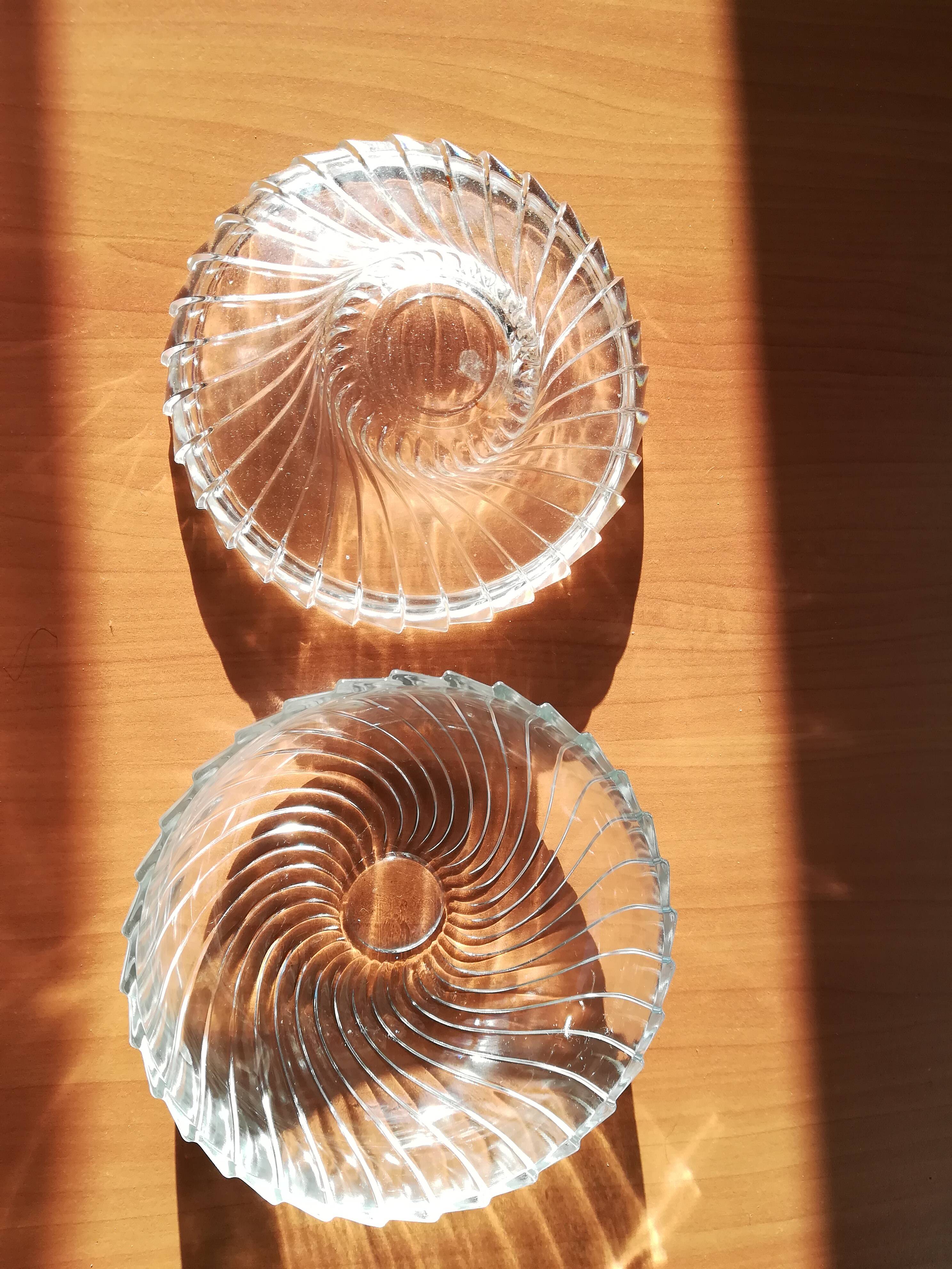 Twisted Glass Candy Bowl