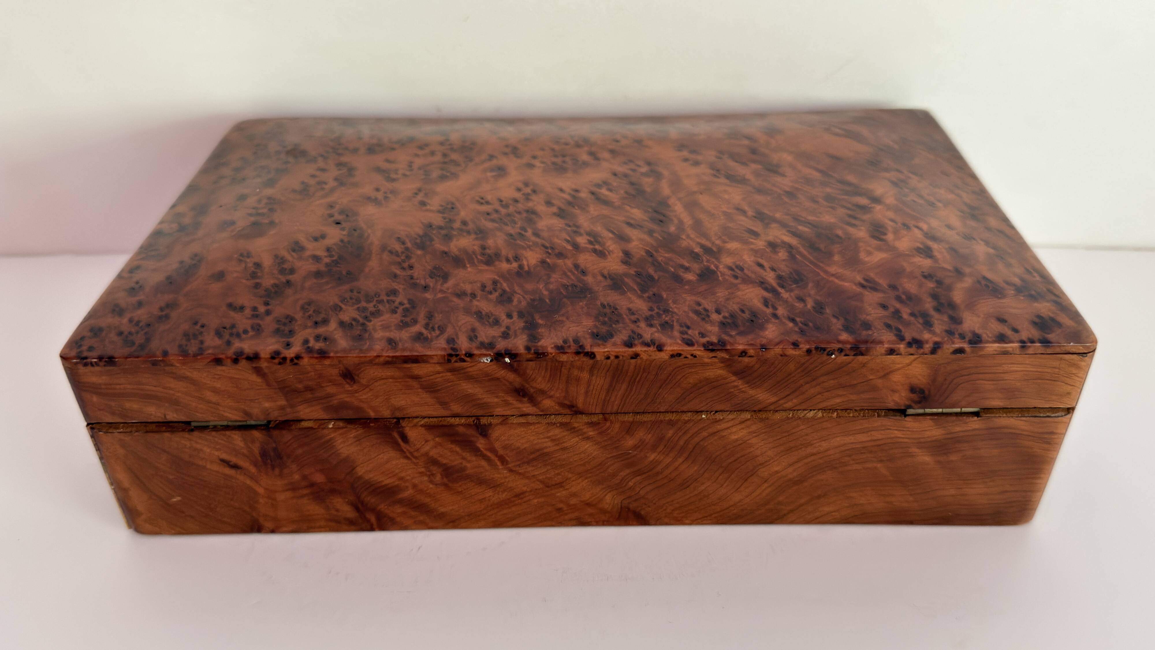 Coffret bois - Loupe de thuya