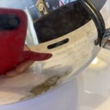 Chrome coffee maker teapot