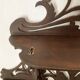 antique Napoleon III wall shelf in openwork wood