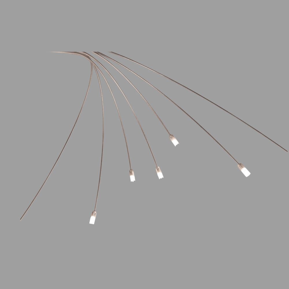 Impressive Italian 7 Arms Arc Lamp from 1970s