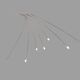 Impressive Italian 7 Arms Arc Lamp from 1970s