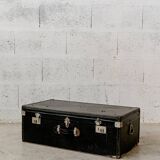 Old black trunk from the 1920s