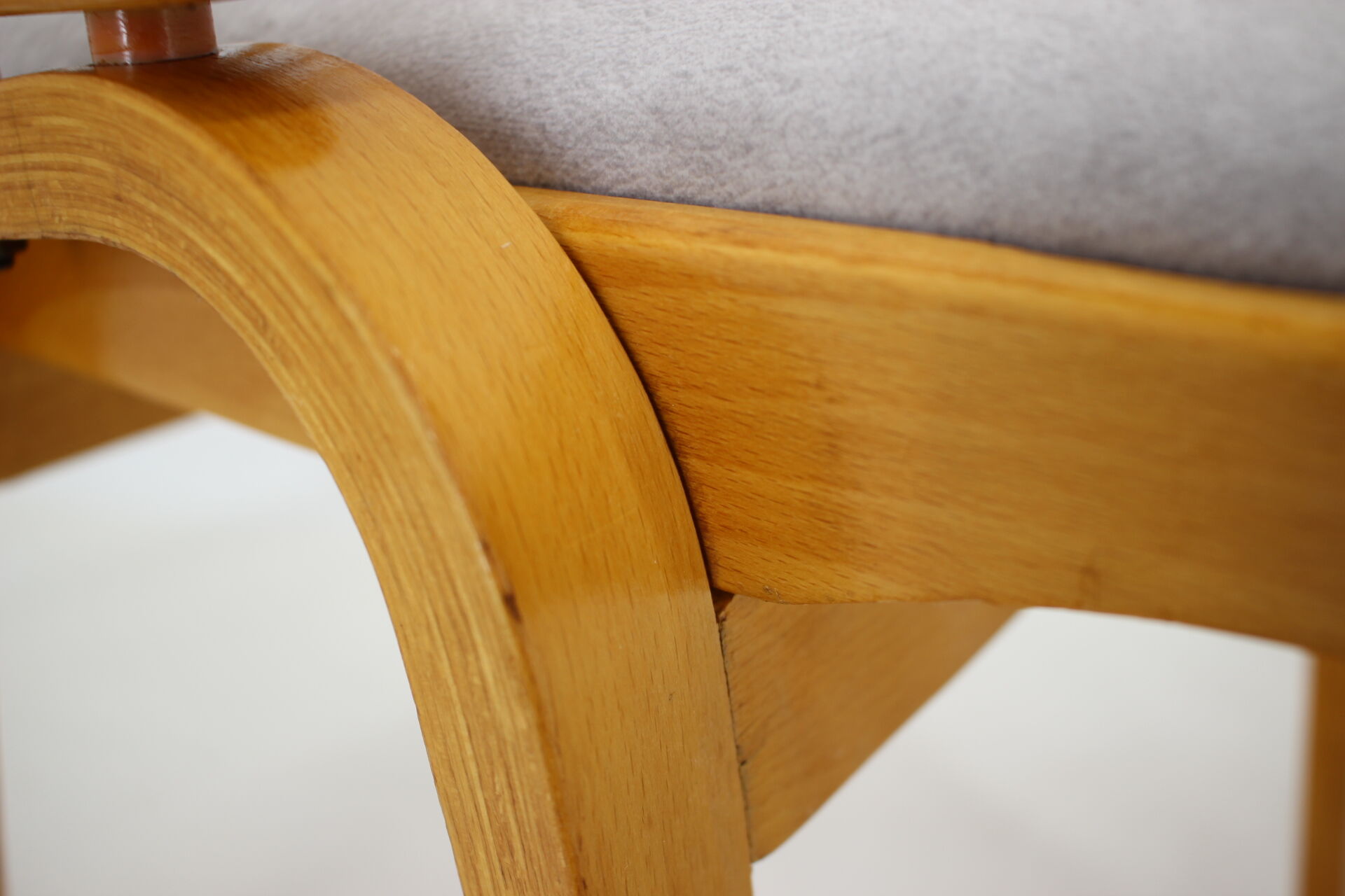 1960s beech dining chairs Czechoslovakia