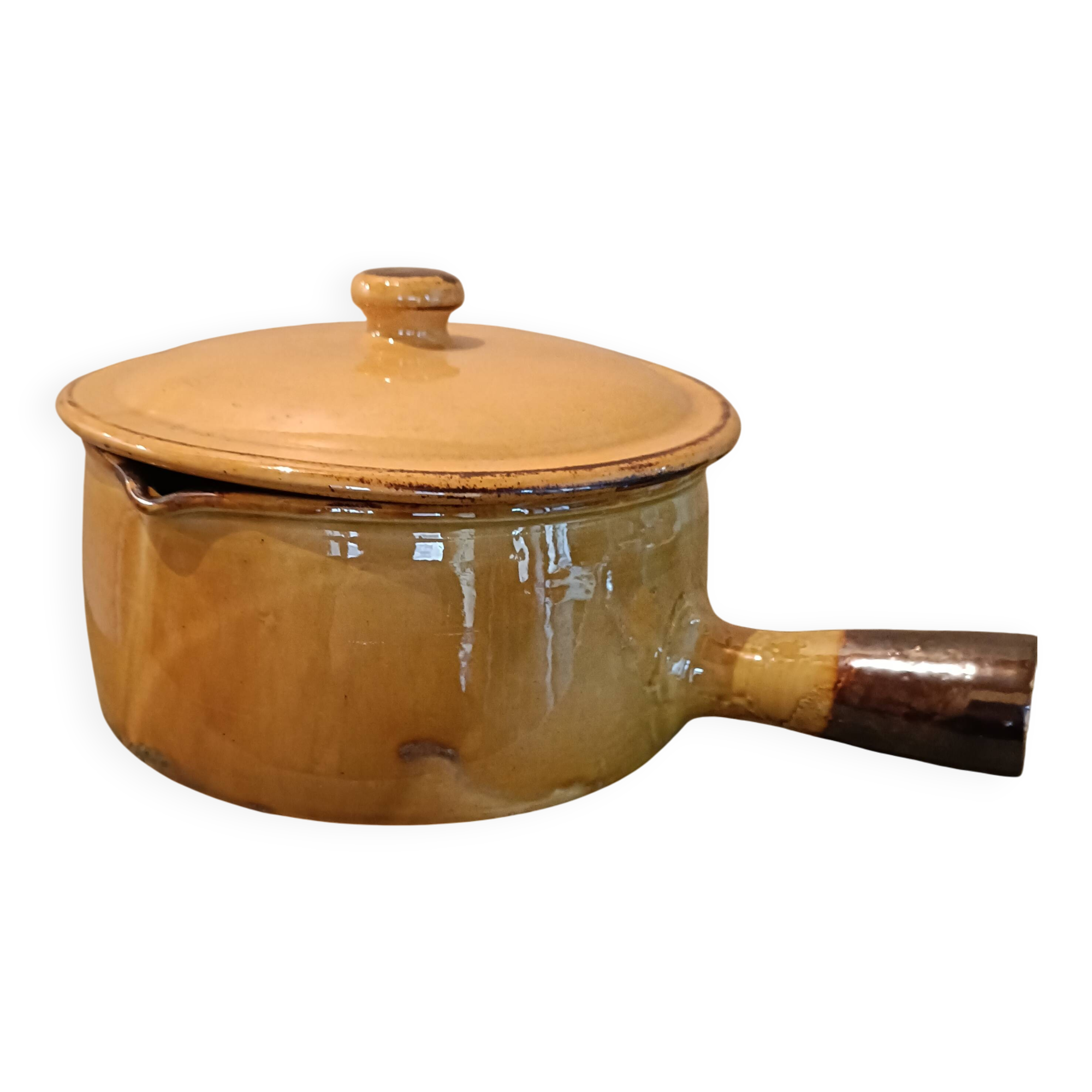 Large covered casserole Vallauris