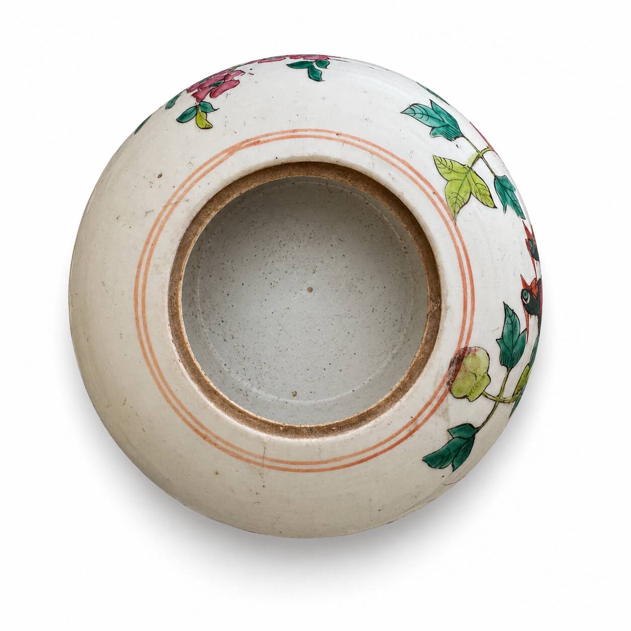 Cache-pot en porcelaine chinoise « famille rose »