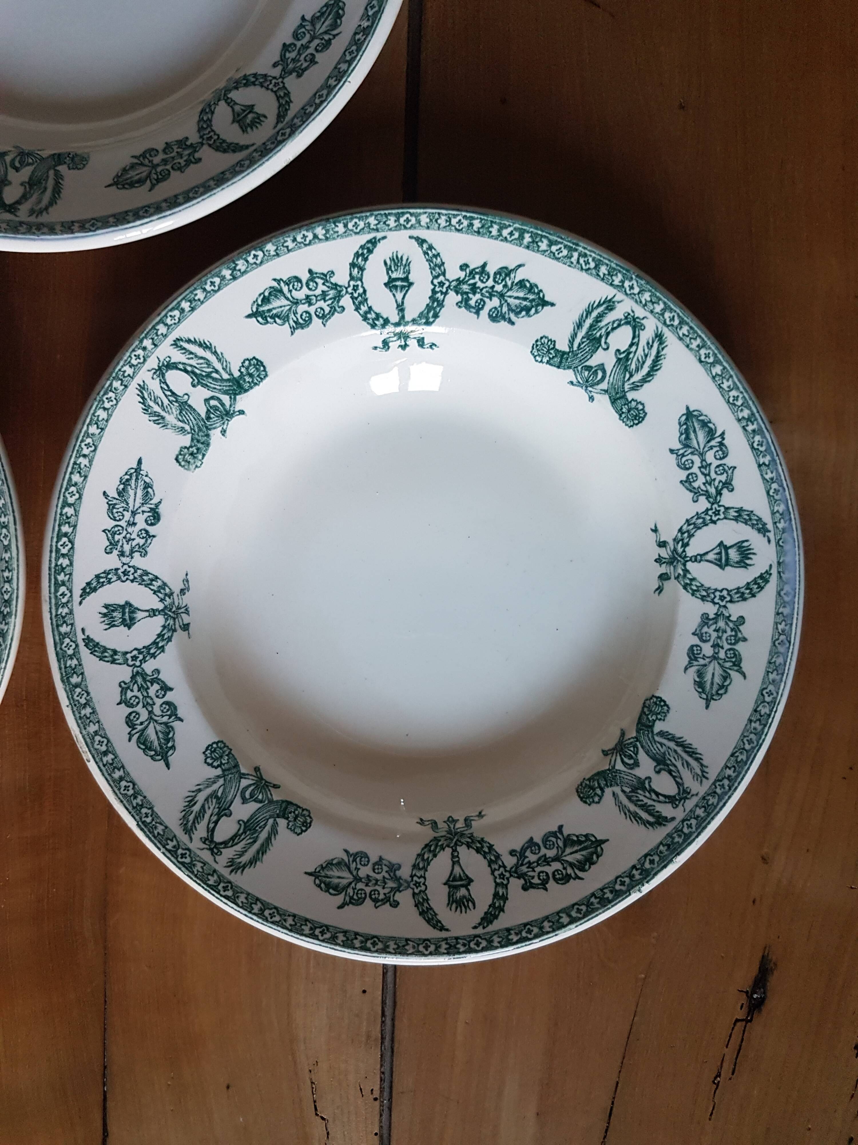 5 assiettes creuses Givors