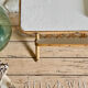 Rattan side table
