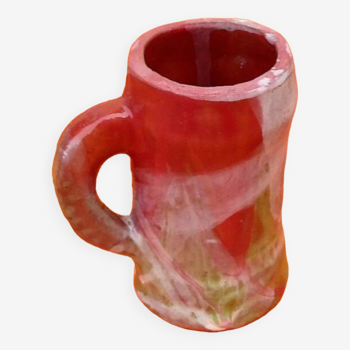 Cup / Mug Traditional ceramic with marbled effect glaze