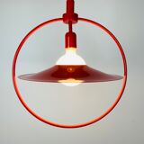 Suspension Rolly rises and falls space age 70s red