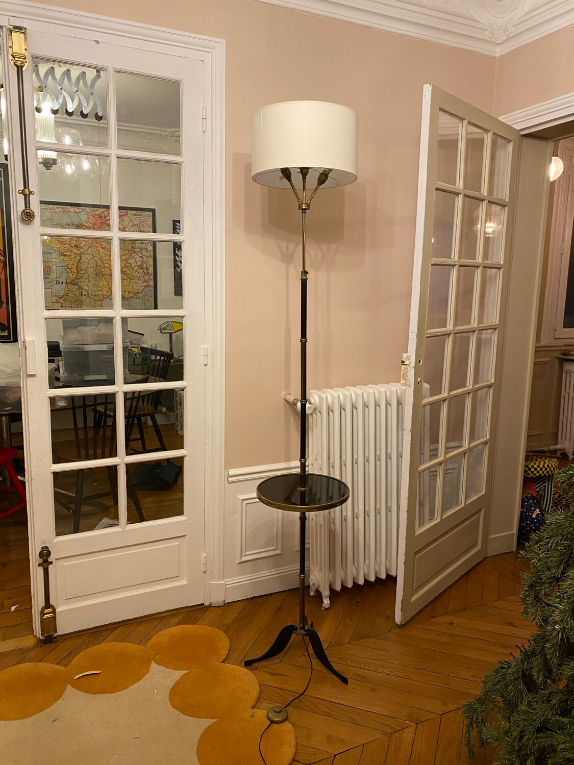 1950s adjustable floor lamp