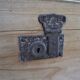 Two boxes clear solid wood patinated early 20th century