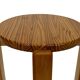 Mid century pinewood stool, 1960s minimalistic design