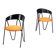 Pair of Memphis style chairs