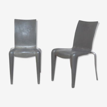 Pair of Louis 20 chairs by Starck