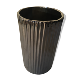 Glass vase chrome