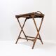Mid-century colonial style bamboo folding table