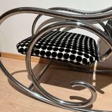 Bauhaus Rocking Chair in Chromed Tubular Steel, Germany, 1930s