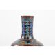 Pair of cloisonné bronze vases, china, xixth century