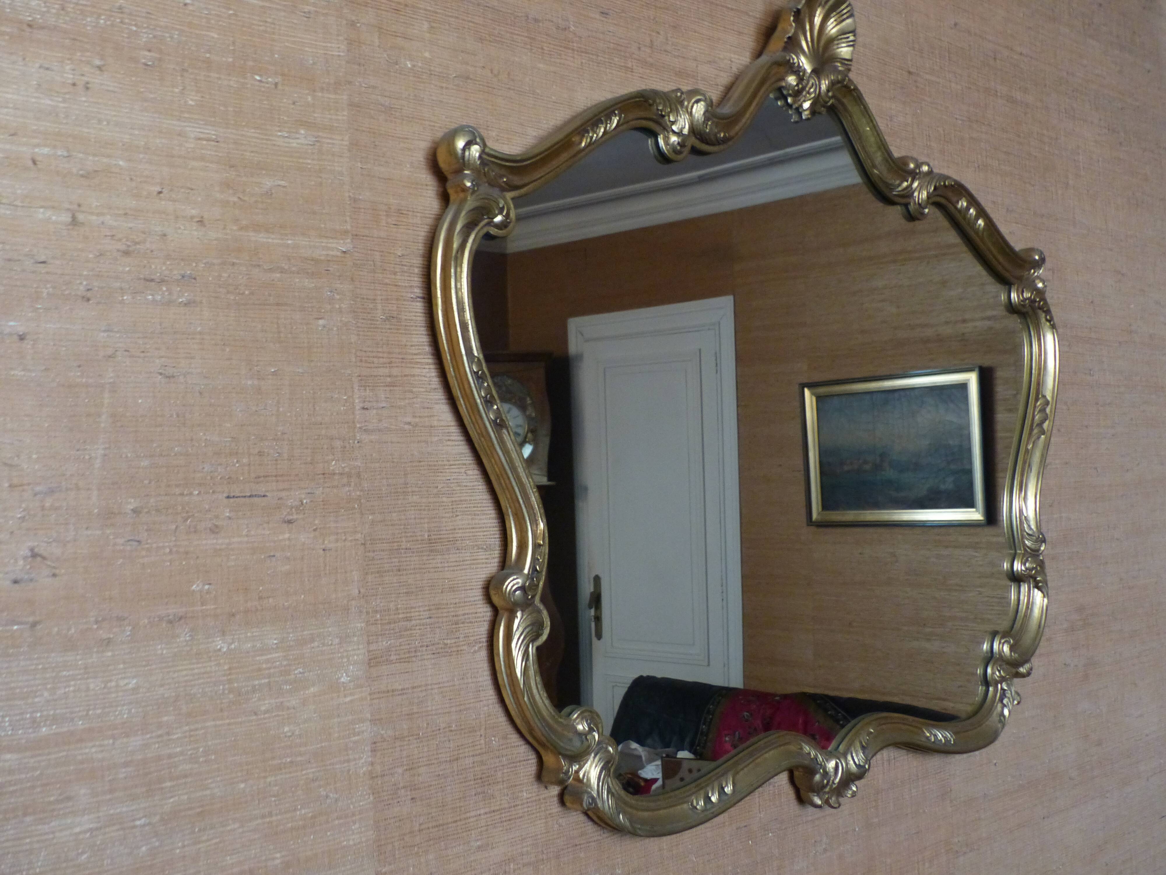 Wooden miror