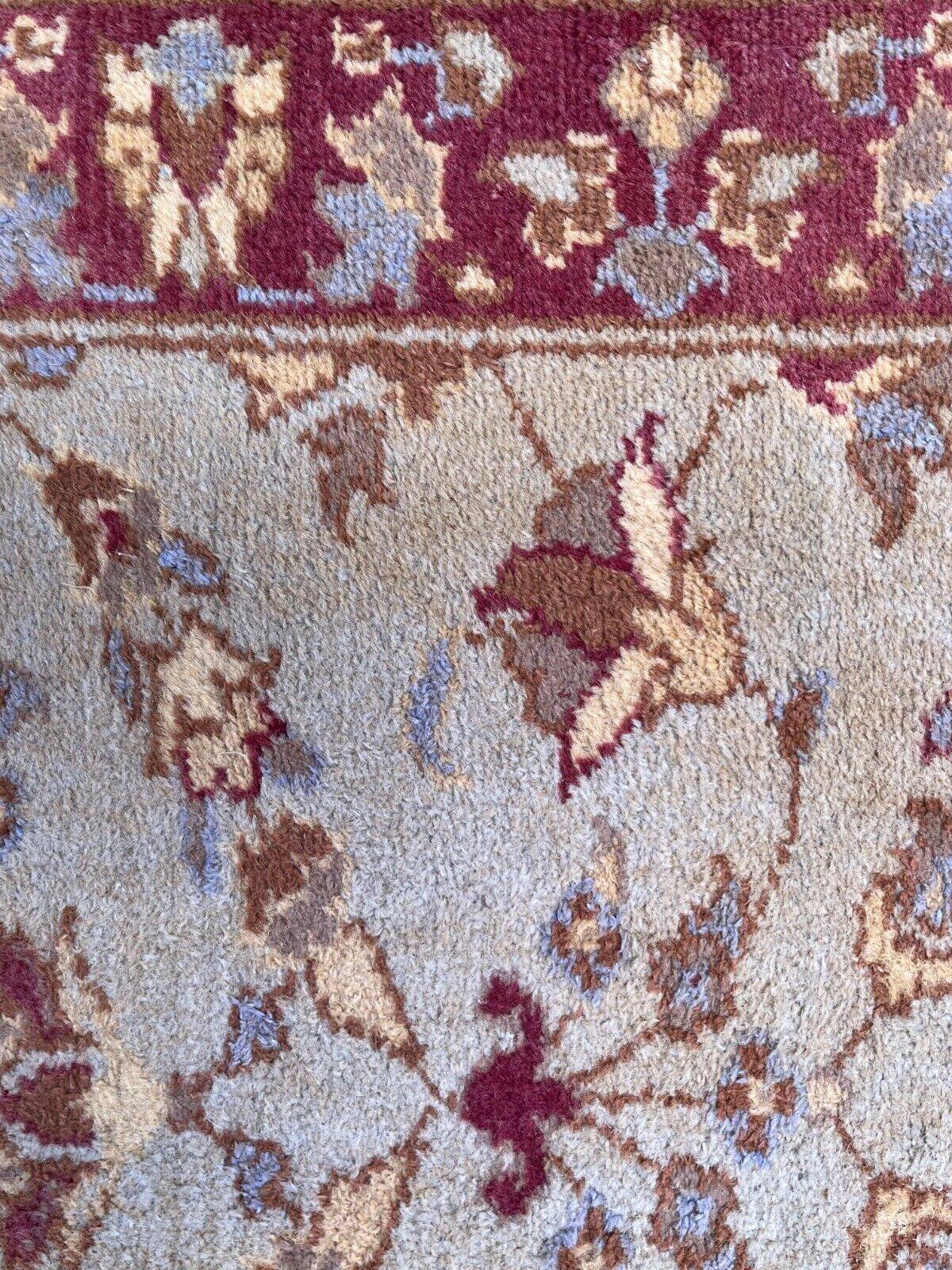 Very long tribal runner 440x82 cm tribal rug, beige, blue, vintage 2506