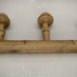 old Bamboo style wall coat rack