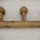 old Bamboo style wall coat rack