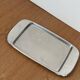 Vintage Italian stainless steel rectangular platter signed effepi.